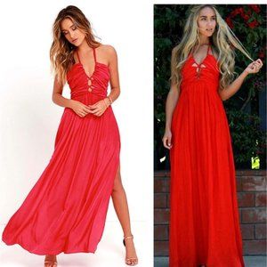 NEW Lulu’s Maximum Magnificence halter maxi
